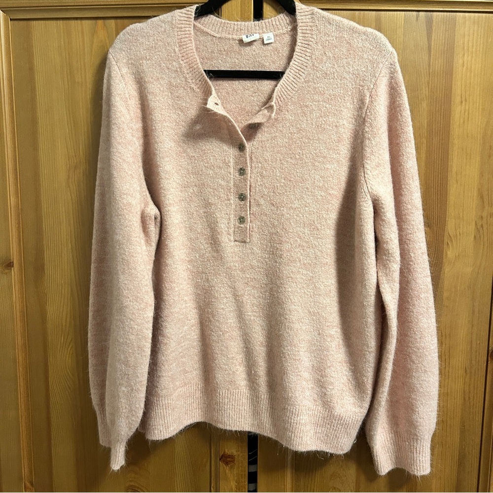 Gap Factory Forever Cozy Henley Sweater